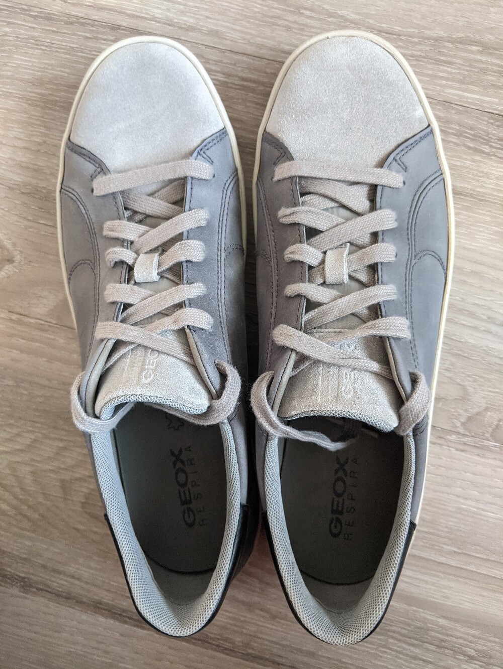 GEOX Men’s Gray Casual Sneakers